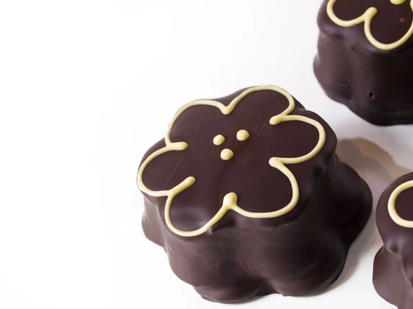 Marshmallow ricoperti di cioccolato — Foto Stock