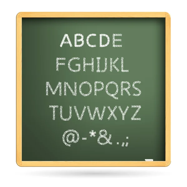 Illustration vectorielle : Vingt-six lettres majuscules de l'alpage anglais — Image vectorielle