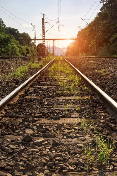 O caminho-de-ferro — Fotografia de Stock