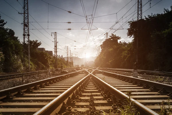 De toekomst van de spoorwegen — Stockfoto