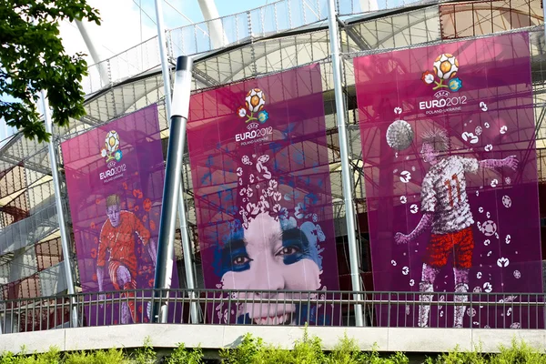 Euro 2012. Varşova. — Stok fotoğraf