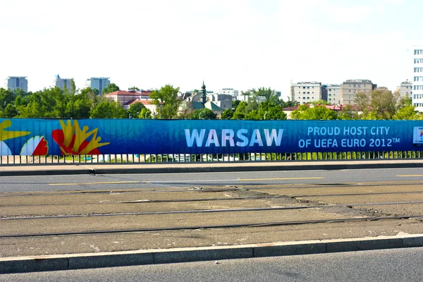 EURO 2012. warsawa. Polandia — Stok Foto