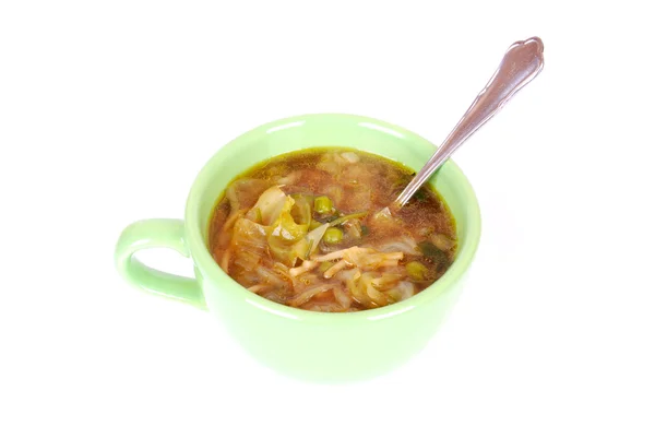 Китайский суп из капусты — стоковое фото