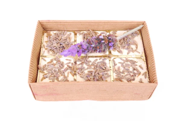 Lavender bath supplement — Stockfoto