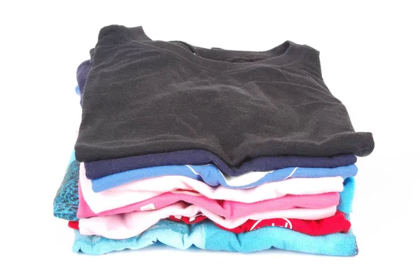 Pilha de roupas — Fotografia de Stock