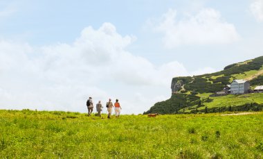 Avusturya Alpleri'nde hiking