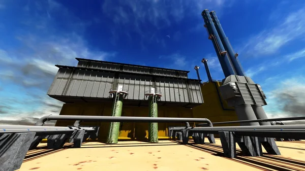 Rafineria — Zdjęcie stockowe
