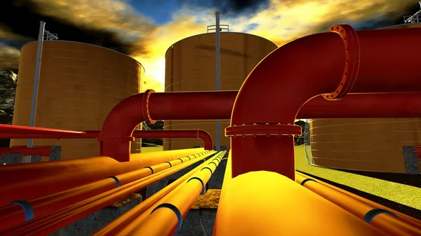 Raffinerie — Stockfoto