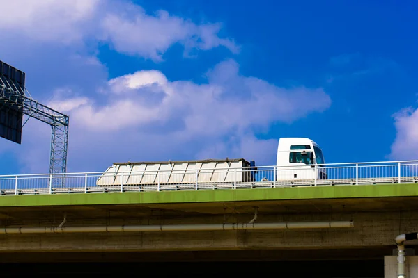 Truck on the highway — Stock Photo, Image