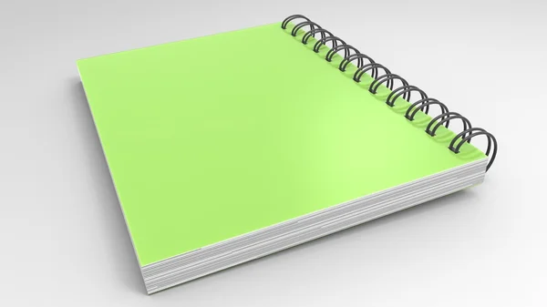 Recyklingu papieru notatnik — Zdjęcie stockowe