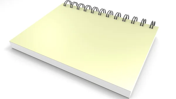 Recyklingu papieru notatnik — Zdjęcie stockowe