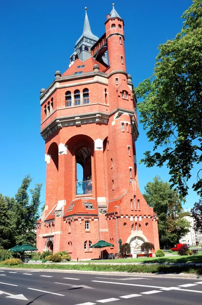 Historická vodárenská věž v wroclaw, Polsko — Stock fotografie