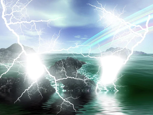 Lightning galore — Stock Photo, Image