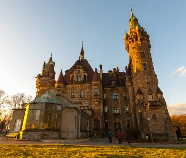 Castelo de Moszna na Polónia — Fotografia de Stock