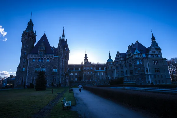 Мосненский замок в Польше — стоковое фото