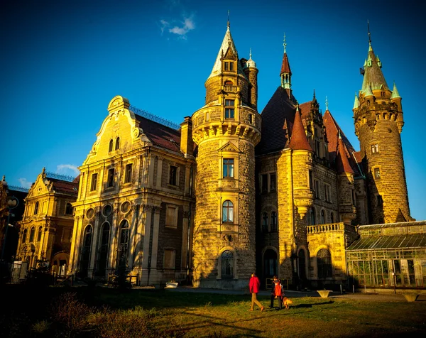 Castelo de Moszna na Polónia — Fotografia de Stock
