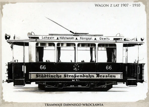 Tamway from 1907-1910 — Stock Photo, Image