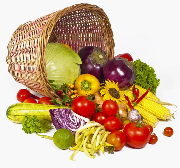 Grön-saker. färska grönsaker — Stockfoto