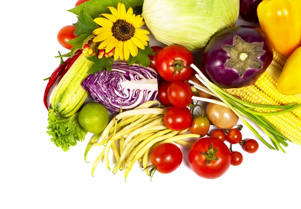 Grön-saker. färska grönsaker — Stockfoto