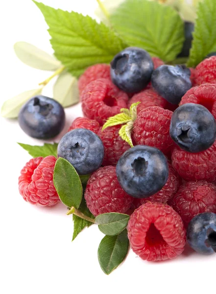 Strawberries, blueberries — Stock Photo, Image