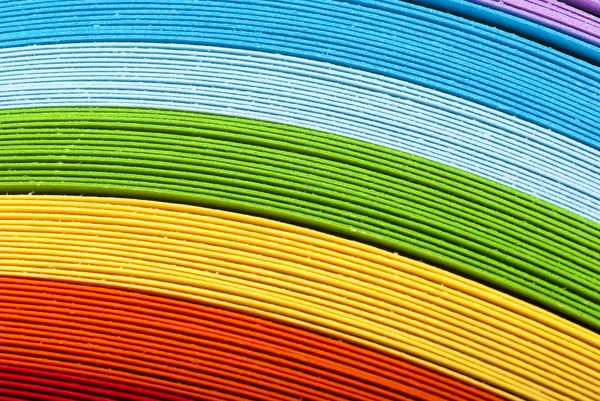 Чистые разноцветные листы бумаги — стоковое фото