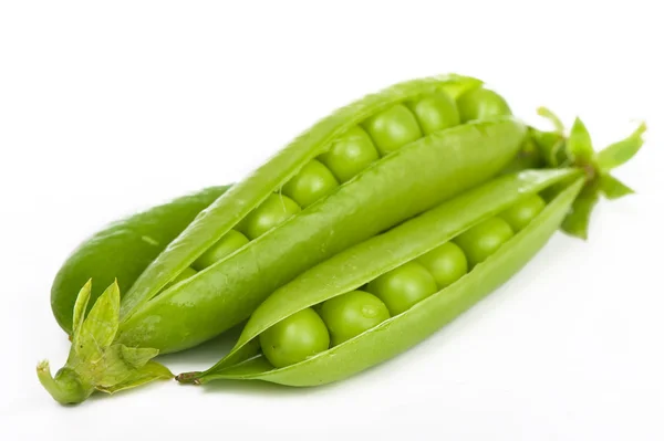 新鲜的绿色豌豆 — 图库照片