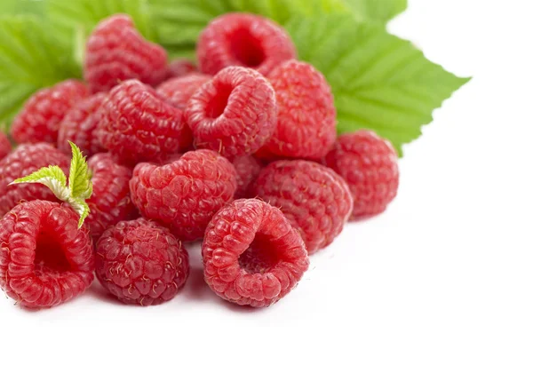 Appetizing raspberries — Stock Photo, Image