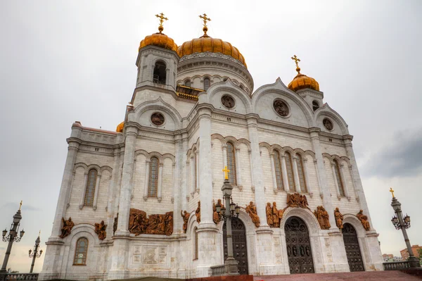 Собор Христа Спасителя в Москве, Россия — стоковое фото