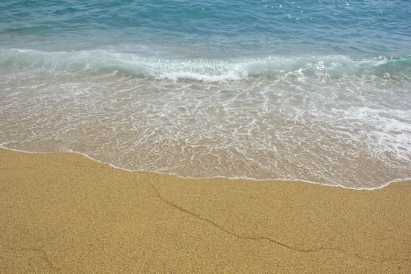 Clean and transparent water in shore line — Stock Photo, Image