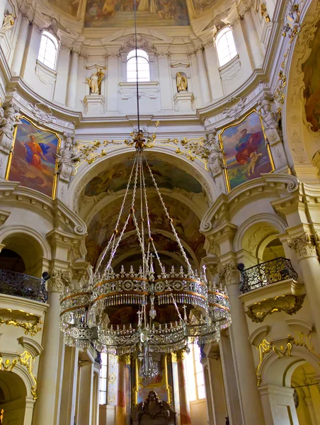 Закрытый вид на соборный замок в Праге — стоковое фото