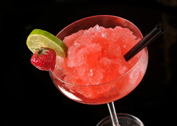 Strawberry margarita cocktail — Stock Photo, Image