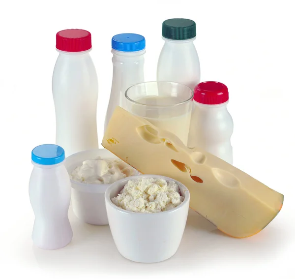 Mléka sýr jogurt — Stock fotografie