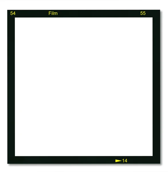 Square film negative frame — Stock Photo, Image