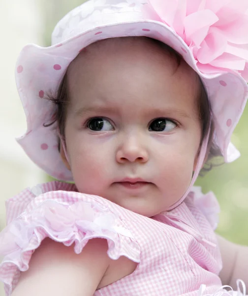 Bambina in cappello — Foto Stock