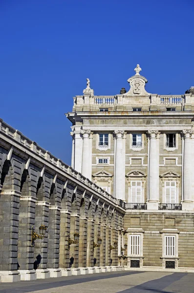 Detail of Royal Palace in Madrid. Spain — Stock Photo, Image