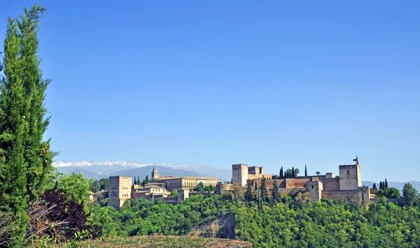 Alhambra al atardecer . — Foto de Stock