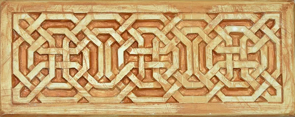 Арабское оформление, штукатурка в стиле Альгамбра — стоковое фото