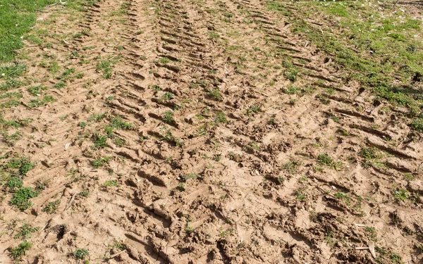 stock image Tractor trail