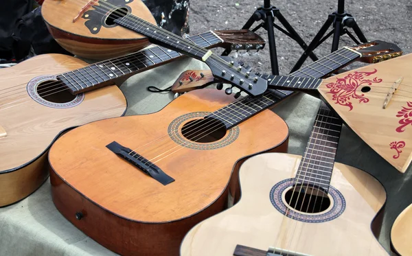 stock image Guitar and balalaika