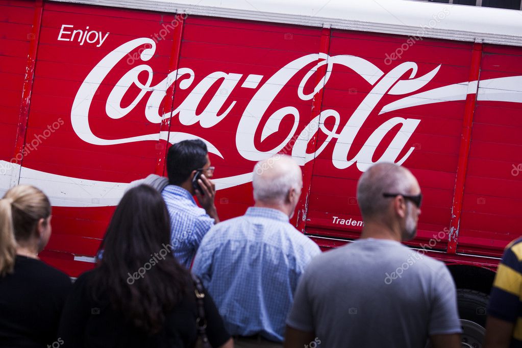 Watching Coca Cola logo