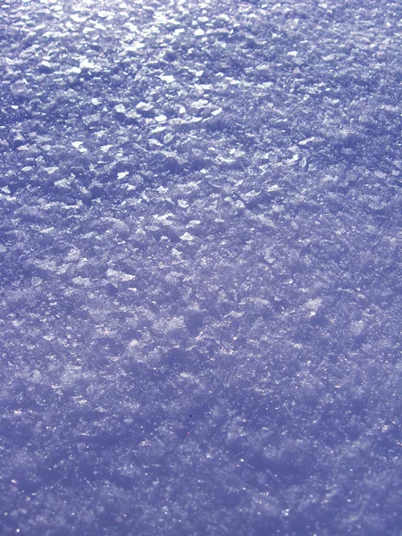 Das Bild einer hellblauen Schneedecke — Stockfoto