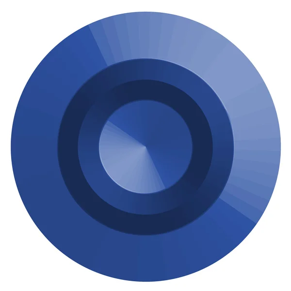 Μπλε κυκλικό αντικείμενο — Φωτογραφία Αρχείου