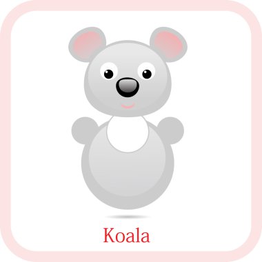 Tumbler toy Koala clipart