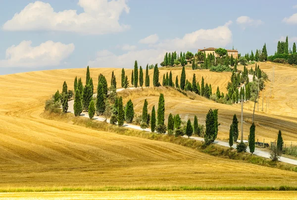 Antigua granja en Val d 'Orcia (Toscana ) — Foto de Stock