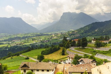 Stenico (Trento panoramik görünümü)