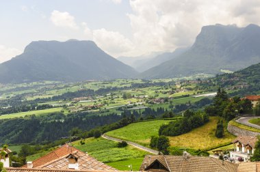 Stenico (Trento panoramik görünümü)