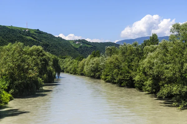 Řeky Adige — Stock fotografie