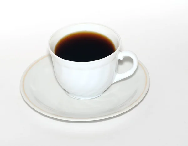 stock image Cup coffee with saucer