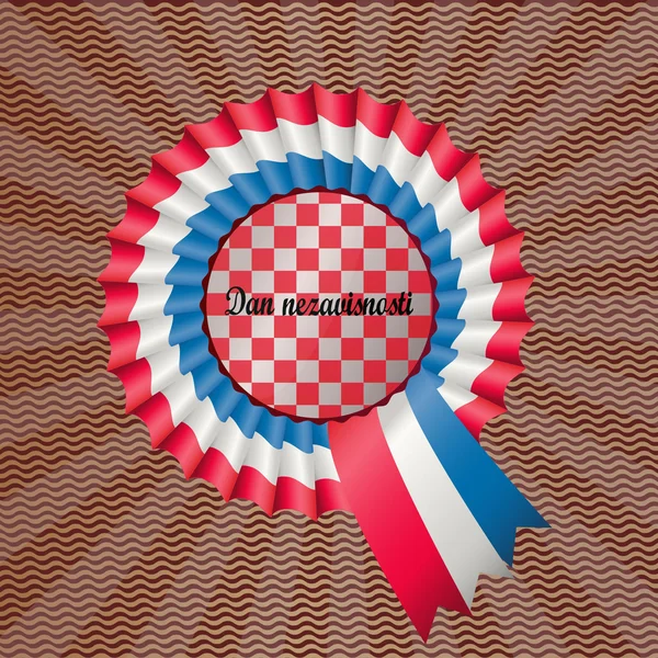En symbol för Kroatien — Stock vektor