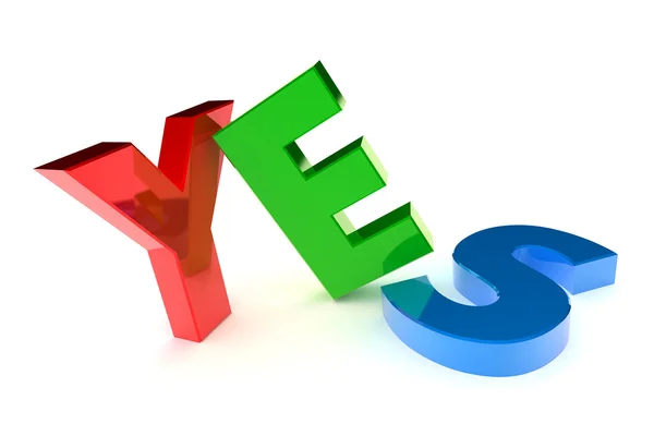 Yes Concept — Stock Photo, Image